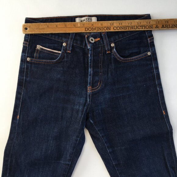 Naked & Famous Super Guy Strech Selvedge Button Fly Jeans 29 - Picture 9 of 11